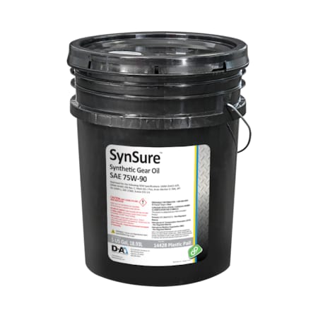 D-A Lubricant Co D-A SynSure Synthetic Gear Oil SAE 75W90 - 5 Gallon Plastic Pail 14428